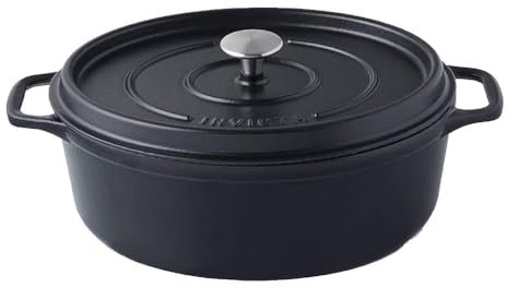 Invicta - puv403291 - Daubière en fonte émaillée 29cm noir mat