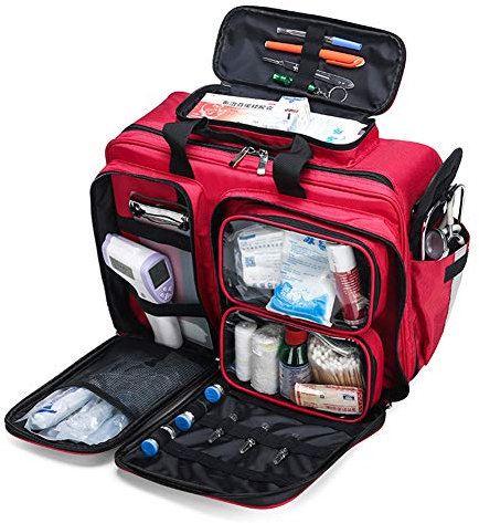 Kompaktes Erste-Hilfe-Set Notfall-Überlebenstrauma-Kit Mit Beschrifteten Fächern, Wasserdichtes Notfall-Rettungsset Für Den Außenbereich