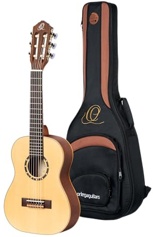 ORTEGA Family Series konsertgitarr 1/4 Lefty – natur inkl. väska (R121-1/4-L)