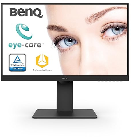 Monitor BenQ BL2485TC (24 pollici, FHD, IPS, ricarica USB-C, DP / HDMI, design ergonomico) Compatibile con MacBook