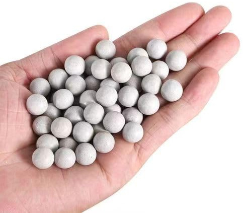 ZOYO Precision Slingshot Ammo - Hard Biodegradable Clay Balls, 3/8 Inch (9-10mm Diameter), 7000 Pieces - Ideal for Shooting Practice and Hunting Enthusiasts (Off-White)