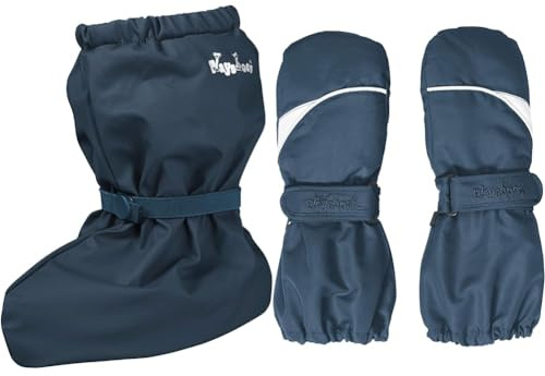 Playshoes Regenschuh Marine Small, Fäustling Marine 1 (ca.1-2 Jahre)