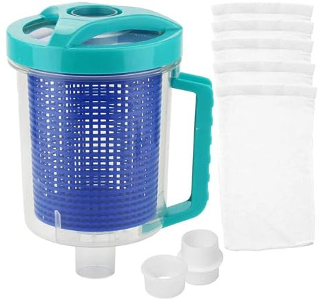 SRKATI Kit Limpieza Piscina Kit de Filtro con Mango y Trampa para Hojas, 9,92 x 6,27 Pulgadas, Herramienta de Limpieza para Piscinas W26705 Set de Limpieza para Piscina