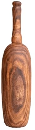 Wooden Mugdar/Meel/Clubbell 5KG Traditional Indian Karla Kattai for Strength Handcrafted Sheesham Wood Fitness Equipment.
