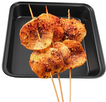 Genérico Poderos de Horneado Bandeja de Asado | Placa de Cocción de Bandeja de Cocción de Horno | Pandes de Cocina de Cocina Profesional | Metal ôVen| Bakîng en Hoja