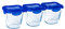 Pyrex Cook & Go Lunchbox, 3 Stück, gleiches Fassungsvermögen (3 x 0,8 l – Pasta Box) – speziell zum Mitnehmen mit auslaufsicherem und luftdichtem Deckel – geeignet für Backofen, Mikrowelle und