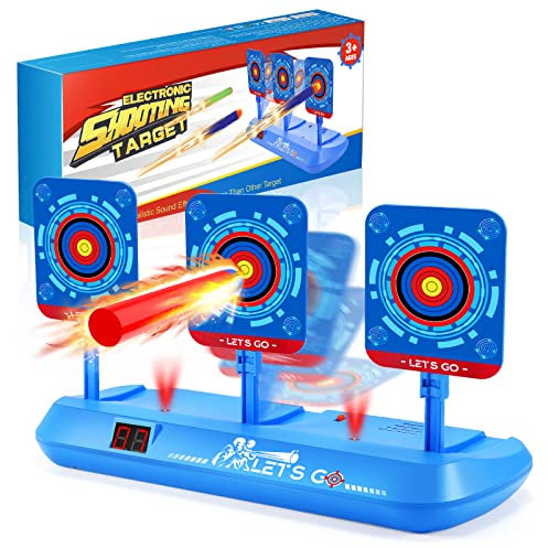 Toys for 3-12 Year Old Boy, Digital Target for Nerf Guns Gifts for 3-10 Year Olds Girls Boys Toys Age 3-9 Year Old Boy Presents Outdoor Games for Kids Garden Toys Easter Gifts for Kids
