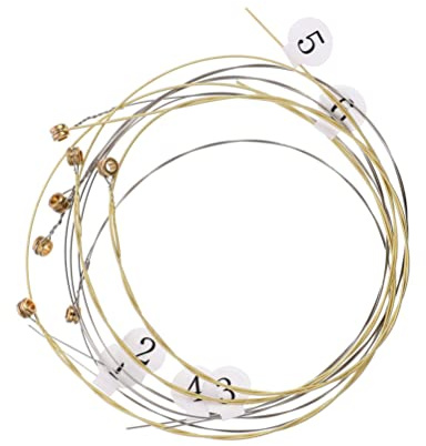 HEALLILY 10Pcs Lyre Harp String Replacements Musical Instruments Accessories for Lyre Harp Harpsichord Dulcimer Zither Stringed Instrument, 10 the Strings