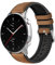 MoKo Correa Compatible con Amazfit Balance/Bip 5/GTR 2/2e/3/3 Pro/4/GTR 47mm/Cheetah Round/Pro/Stratos 2/3, 22mm Pulsera Deportiva de Repuesto de Cuero y Silicona Híbrido para Hombre Mujer, Marrón