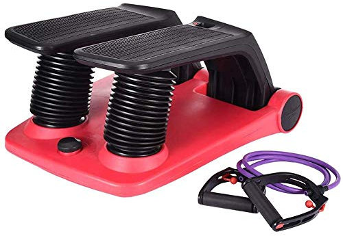 Air Stepper Climber Fitness Machineanti-slip Pedale Für Ganzkörper,Indoor Treppe Stepper,Mini Stepper Maschine Mit Widerstand Bands Rot Effizienz
