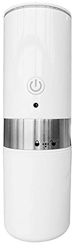 CUNTO Machine à café automatique portative USB pour voiture domestique, cafetière expresso pour capsule instantanée, cafetière de voyage (couleur : blanc)