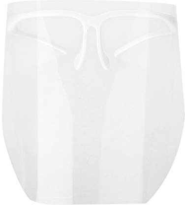 Masque Facial de Protection Dentaire, Paquet de 10 Visières Antibuée pour la Maison, le Magasin et L'usage Professionnel (WHITE)