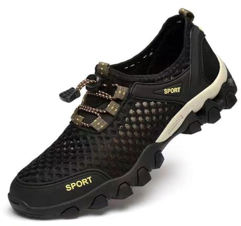 Fansu Zapatos de Agua Hombre Mujer, Barefoot Escarpines Deportes Acuáticos Secado Rápido Zapatos de Playa Ligeros Antideslizante Calzado para Adulto Surf