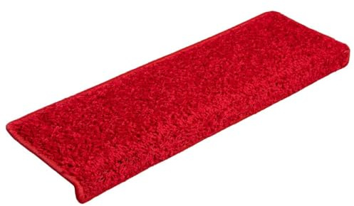vidaXL Stufenmatten 20 STK. 65x21x4 cm Rot Rechteckiger Rand