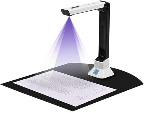 Dokumentskannrar, Dokumentkamera for lärare, bärbar USB-dokumentkameraskanner med stativ 8MP HD A4-format Doc Cam Photo Scanner