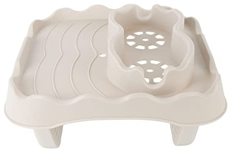 Tomedny Bandeja de Mesa de la bañera de hidromasaje, Bandeja de Mesa Ajustable con Accesorios de bañera de hidromasaje para Copa para Piscinas inflables al Aire Libre (A) (B) (C)