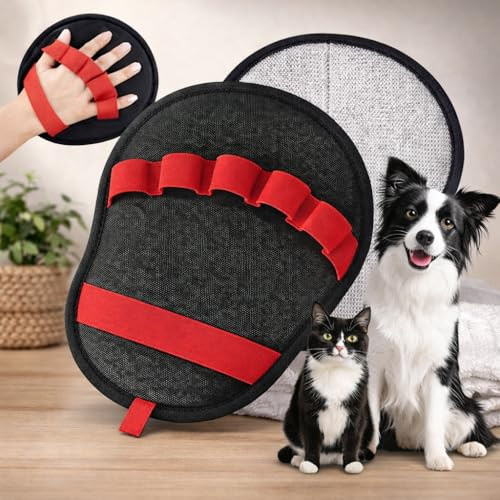 MAGLEM Guante QUITAPELOS Mascotas, Guantes estaticos Pelo Mascota, Rodillo quitapelusas, Pet Hair Remover Glove, Rodillo quitapelos Mascotas, Cepillo Gatos, manopla Quita pelos Mascota (1 Unidad)