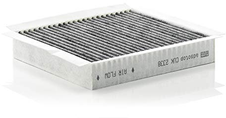 MANN-FILTER CUK 2338 Innenraumfilter/Kabinenluftfilter - Pollenfilter mit Aktivkohle - für Pkw + Transporter