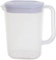 Whitefurze Carafe avec couvercle Conservation de nourriture au réfrigérateur 1,5 l 7,8 x 7,64 x 3,15 cm