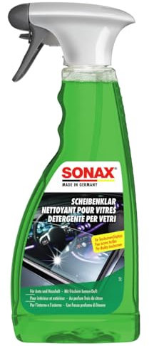 SONAX Detergente per vetri (500 ml) - rimuove lo sporco di insetti, nicotina e la sporcizia della strada da finestrini e fari | Art. 03382410-280