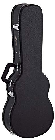 Ortega Guitars Economy Ukulele Hardcase - Tasche für Bariton Ukulele - Höhe 81 cm - Vinyl, Schwarz (OUCSTD-TE)