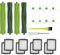 Jajadeal Bürsten Ersatzteile für iRobot Roomba E/I/J Serie i7 + i3+ i4+ i6+ i8+ j7 E5 E6 E7 Saugroboter Zubehör Kit mit 4 Gummibürsten, 8 HEPA-Filter, 8 Seitenbürsten