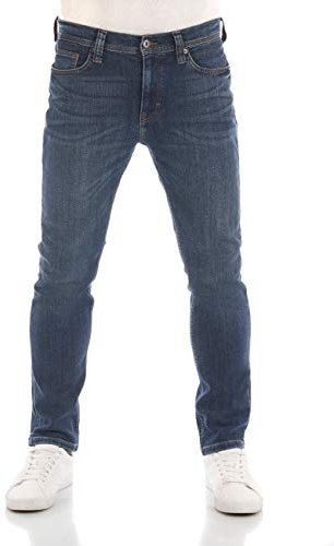 MUSTANG Jeans da uomo stretch Slim Fit Vegas Jeans Pantaloni Denim Nero Grigio Blu 30 31 32 33 34 36 38 40 42 44, 40W x 34L