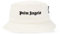 Palm Angels Unisex Embroidered Logo Bucket HAT Hut Cap Fischerhut Kappe, PWLA005 F21FAB00203, Beige, Einheitsgröße