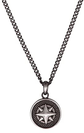 s.Oliver Kette mit Anhänger Edelstahl, 925 Sterling Silber Herren Halsschmuck, Silber, Kommt in Schmuck Geschenk Box