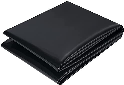 PALUDO Bâche pour Étang en PVC, Robuste Noire Bâche de Bassin 2M X 3M, Bâche Liner pour Bassin Flexible Durable Préformée pour Bassin à Poisson Cascade de Jardin, Fontaines, Jardins d'eau Cascades