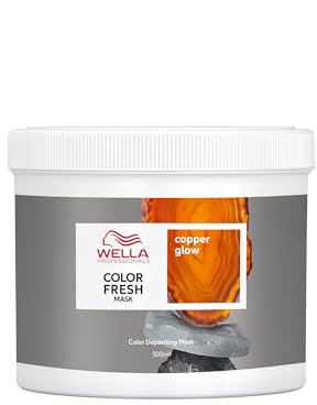 Wella Professionals COLOR FRESH MASKS Copper Glow Mask | Maschera Colorata Capelli, Tintura Semipermanente | Trattamento Rinfrescante Colore Temporaneo | Per Tutti i Tipi di Capelli, 500ml
