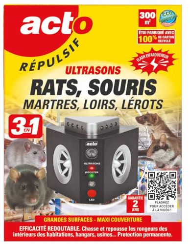 Fast ultraljudsrepellent - för anslutning till elnätet