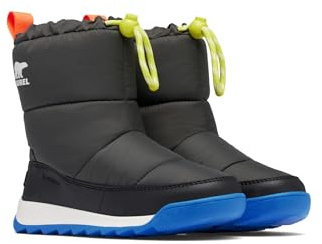 SOREL Children's Whitney ll Plus Puffy Waterproof Boot - Jet, Black - 10