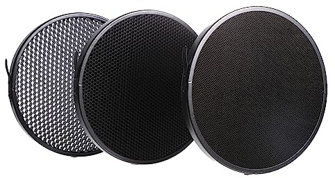 Operitacx Set Grille Nid Abeille pour Flash Photographique Contrôle Lumière Réflecteur Flash Adapté Éclairage Studio