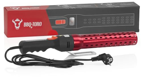 BBQ-Toro IGGI - Accenditore elettrico per barbecue a carbonella, 2000 W, 650 °C, 2000 W, 650 °C
