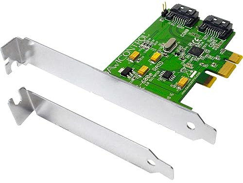 Dawicontrol DC-600e RAID Blister 2-Kanal SATA 6G SATA 3 RAID 0 1 JBOD Backup PCI-Express 2.0 x1 Controller LowProfile