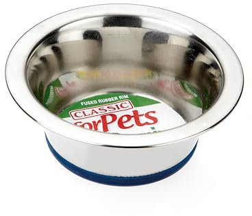 Classic Cuenco antideslizante, de Classic, de acero inoxidable, 13 cm