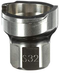 3M PPS 2.0 Spray Gun Adapter #S32, 26136, 18 mm Female, 1.5 mm Thread, Connects Select Sagola Paint Guns to PPS 2.0 Paint Spray System, 1 Pack
