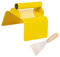 LeeQinersw Cazzuola per angoli da giardino, attrezzo per stuccatura, strumento manuale versatile, Bordo Dritto Giallo