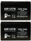 2x Pack - Replacement for APC SMART-UPS 700 SU700INET Battery - Compatible UB1270 Universal Sealed Lead Acid Battery (12V 7Ah 7000mAh F1 Terminal AGM SLA) - Includes 4 F1 to F2 Terminal Adapters