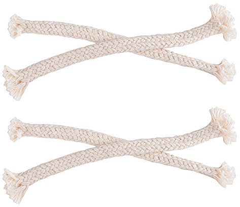 50pcs Mèche Ronde de Rechange Lampe à Huile Pétrole Lampe à Alcool Meche Torche Lampe Torche Bambou Extérieur Jardin Siphon Machine à Café Cafetière