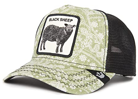 Goorin Bros. Cappello da Camionista Unisex Paisley Regolabile Snapback, Paisley Olive (Parata), Taglia Unica