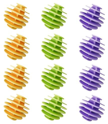 Katyjun 12 Stück Wäschebälle für Waschmaschine, Waschbälle für Daunenjacken, Trocknerball