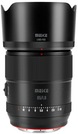 Meike Pro 85mm F1.8 II Autofokus Medium Teleobjektiv STM Schrittmotor Vollformat-Porträt-Objektiv kompatibel mit Panasonic Lumix Sigma Kameras S1H S1 S5 S5 Mark II S1R S9 SL SL2 FP FPL