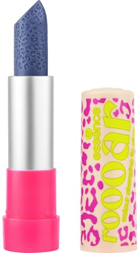 essence roooar colour changing lip glow, Lippenstift, Nr. 01, Pink, farbanpassend, natürlich, vegan, ohne Parabene, ohne Mikroplastikpartikel, Nanopartikel frei, 1er Pack (3.4g)