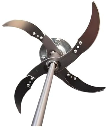 Cortador de frutas y verduras agrícolas, repuesto picadora alimentación, Compatible con mezclador agitador agrícola, 4/6 cuchillas(4 Blade set)