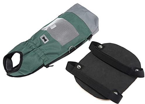 FGDTREE Dog Scooter Wheelchair for Leg Paralyzed Drag Bag Protect Chest Indoor Outdoor Walking Drag Bag for Disabled Walking Drag Bag for Dogs