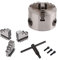 Akozon Dreibackenfutter Drehfutter K11-80 3-Backen Drehfutter selbstzentrierend 80mm Durchmesser 0.07mm Präzision Drei-Backen-Zentrierfutter Drehmaschinenzubehör Dreizackgestänge