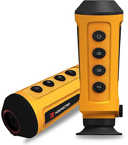 HIKMICRO Budgie BC06 Wärmebildkamera/Thermomonokular zur Personen- & Tiererkennung, Beobachtung mit 8 GB Speicher, WLAN Hotspot, Orange