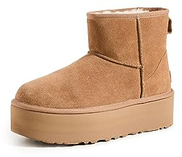 UGG Classic Mini Platform 1134991-CHE, Womens Winter Boots,Boots, Brown, 41 EU